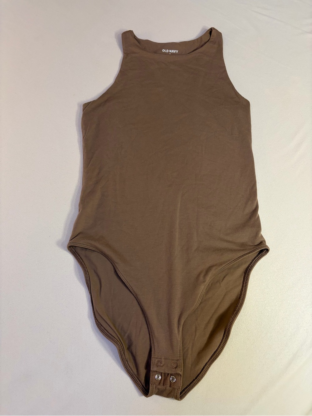 Old Navy Women’s Bodysuit Brown High-Neck size Medium